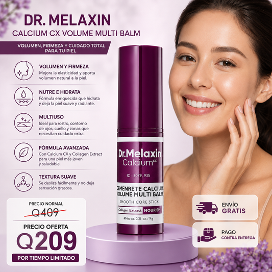 Dr. Melaxin Calcium CX – Bálsamo Reafirmante e Hidratante para el Rostro