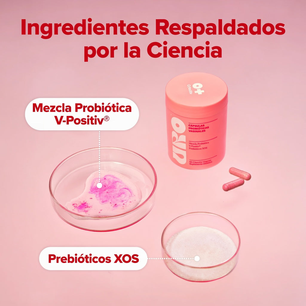 Probióticos Vaginales URO – Adiós Olores, Equilibrio de pH y Flora Natural