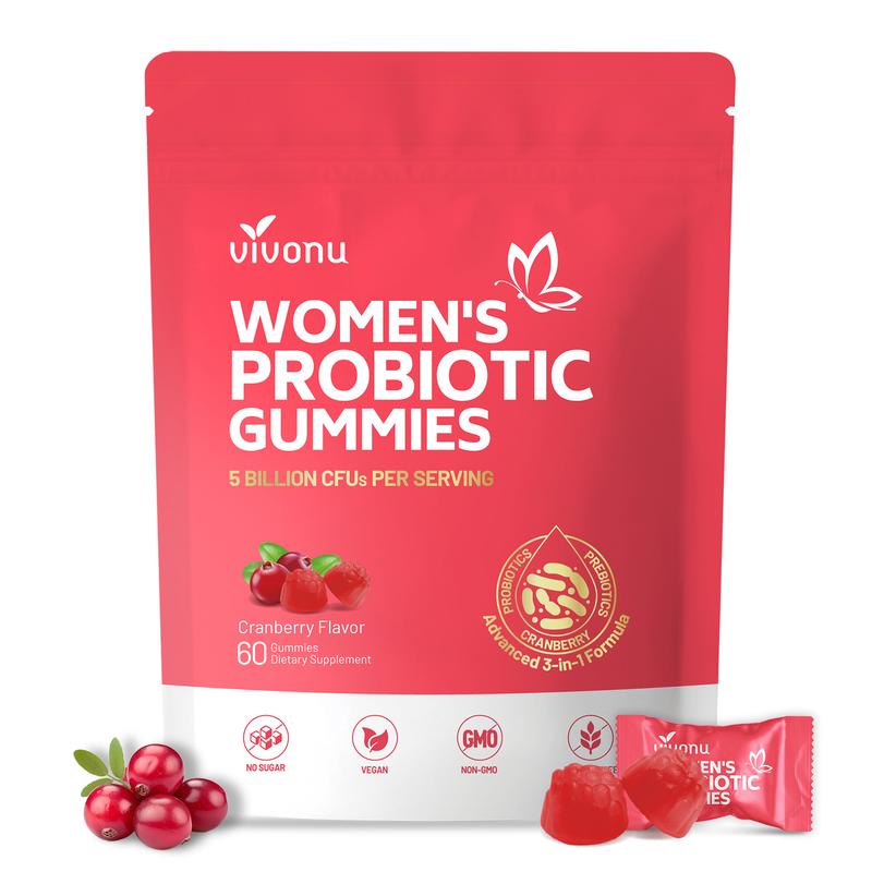 VIVONU Gomitas Probióticas de Arándano